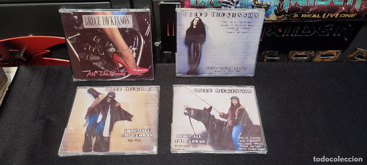 CDs de M&uacute;sica: Bruce dickinson lote cd singles bbuen estado