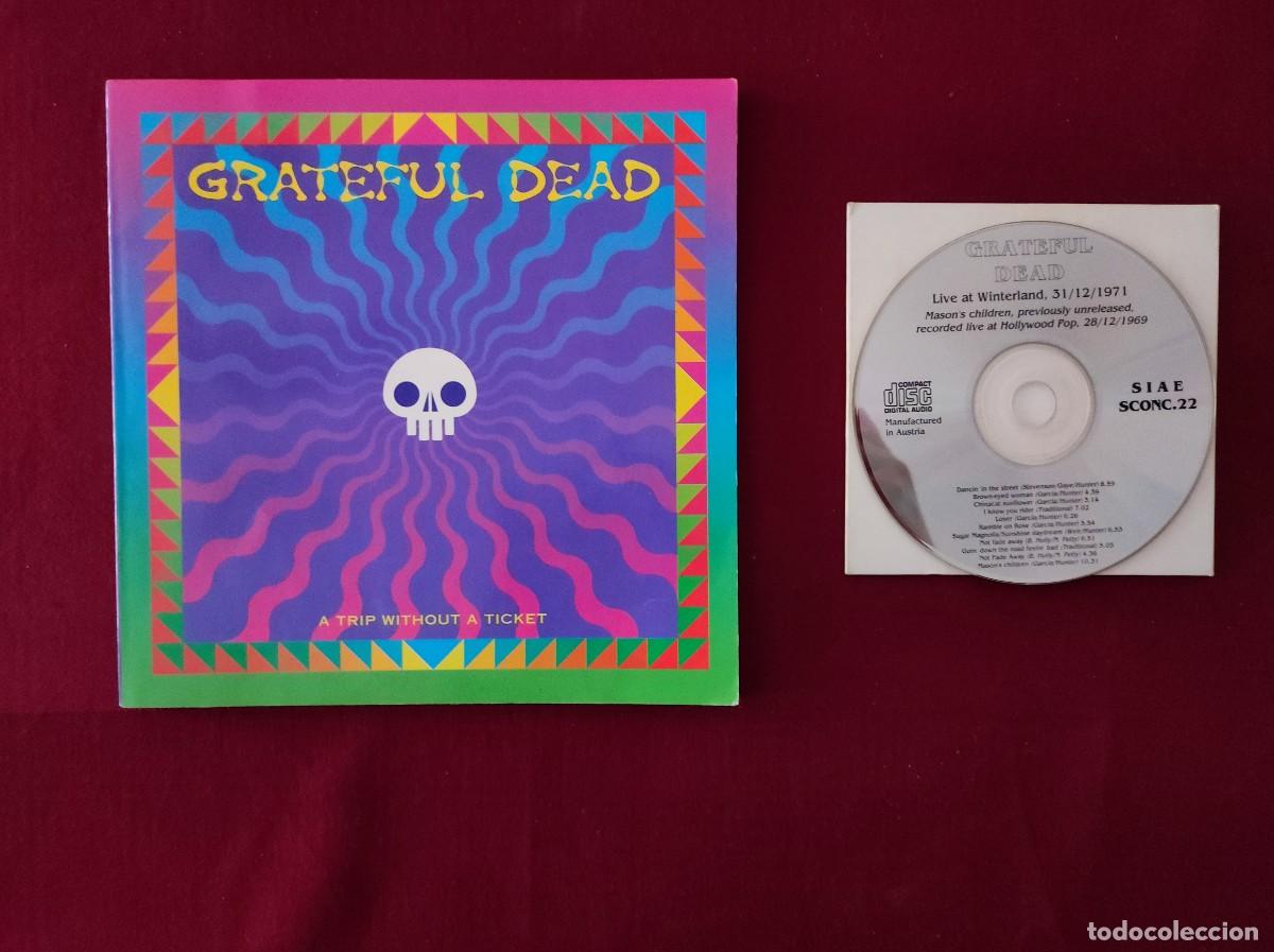 CDs de m&uacute;sica: Libro + CD Grateful Dead &rdquo;A Trip Without A Ticket&rdquo; - Edici&oacute;n 1992 - Foto 1