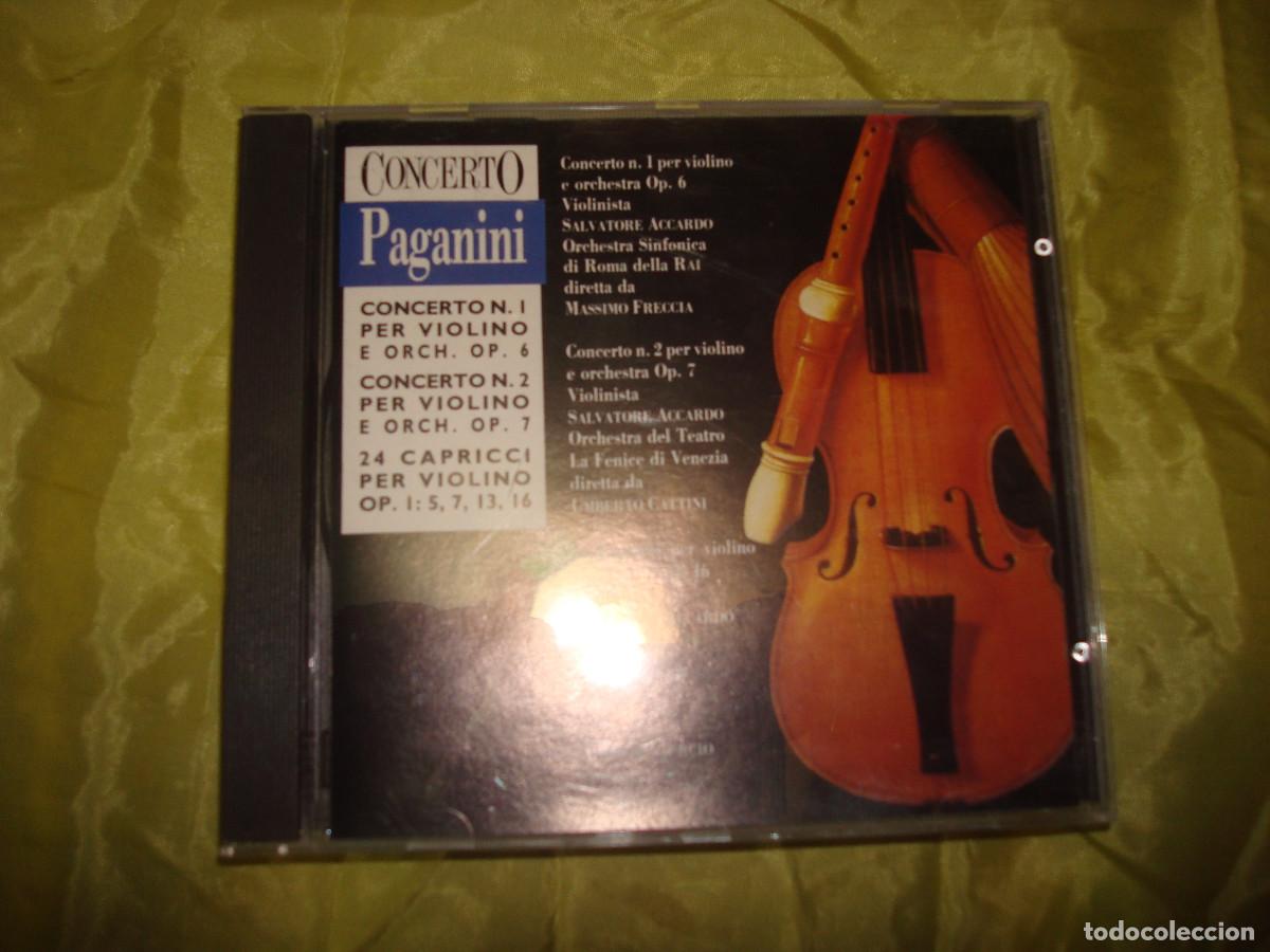 CDs de M&uacute;sica: PAGANINI. CONCERTO N. 1 PER VIOLINO E ORCH. CD. IMPECABLE