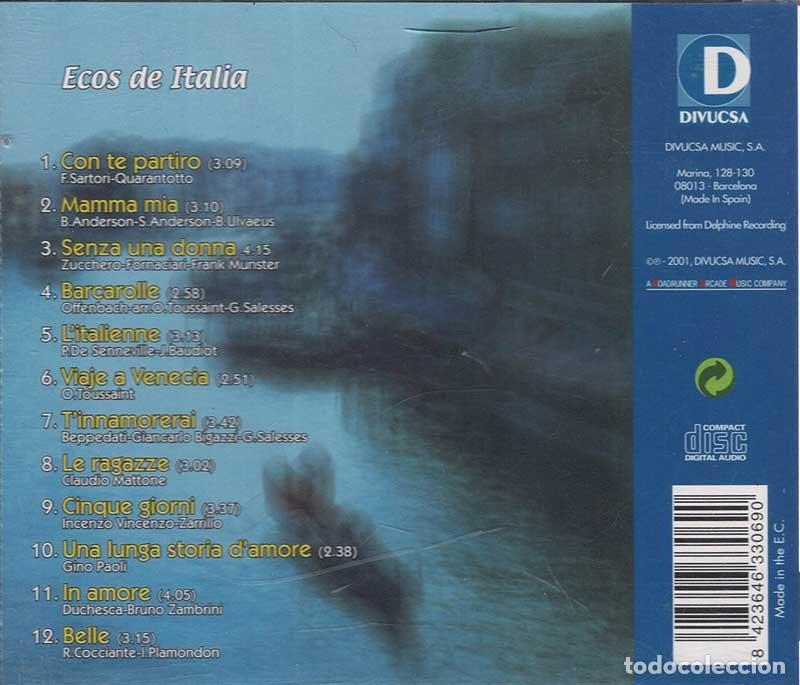 CDs de m&uacute;sica: Richard Clayderman - Ecos de Italia. CD - Foto 2