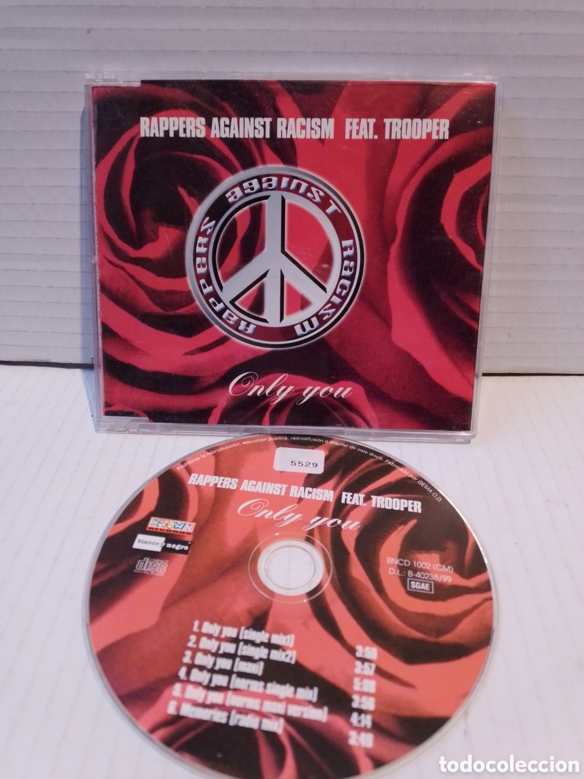 CDs de M&uacute;sica: RAPPERS AGAINST RACISM FEAT. TROOPER - ONLY YOU