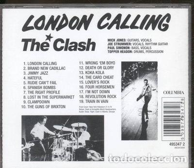 CDs de M&uacute;sica: London Calling- 5099749534728