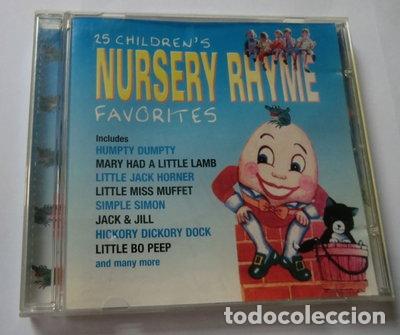 CDs de M&uacute;sica: Children's Nursery Rhyme Favourites- 5014293653725