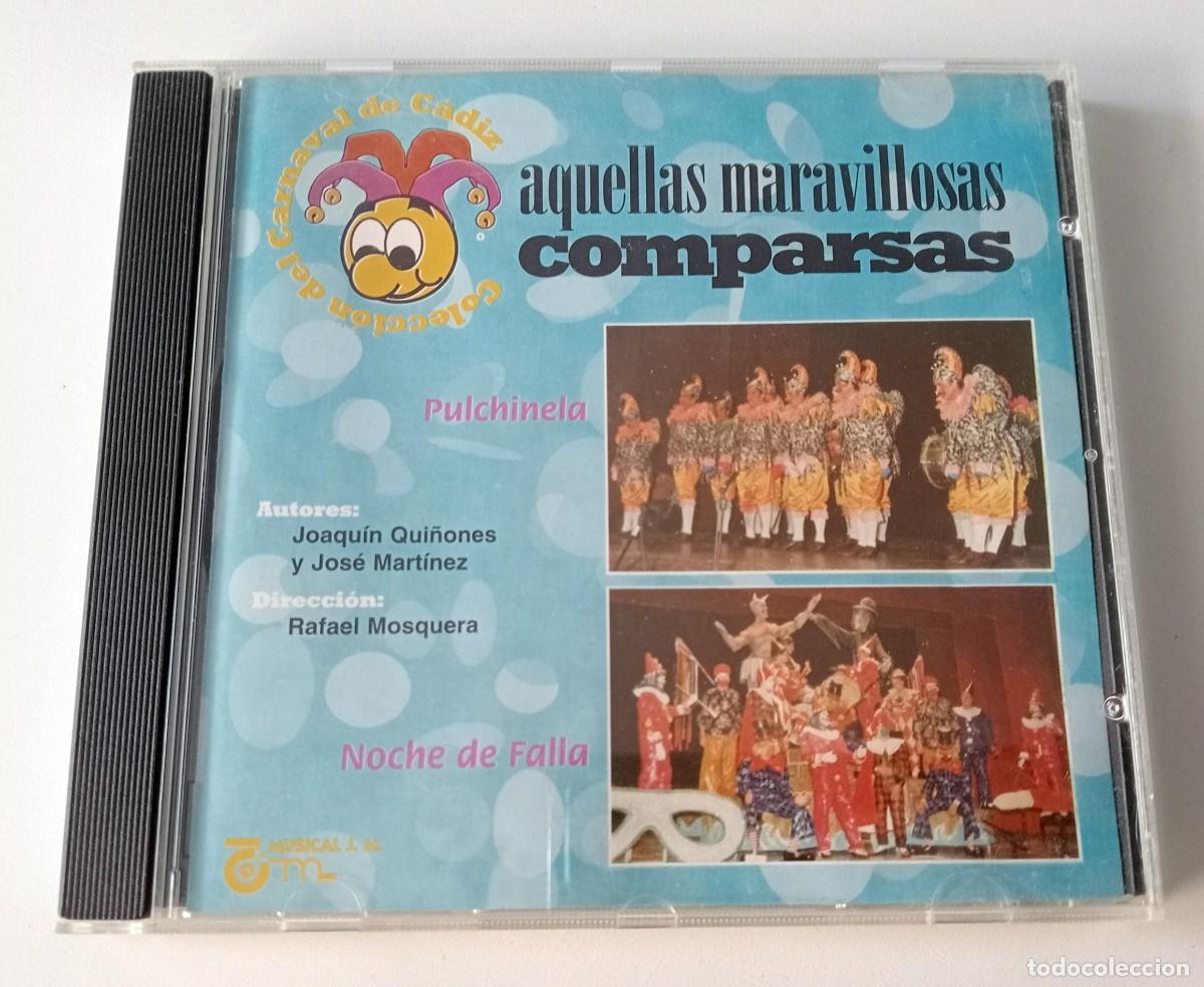 CDs de M&uacute;sica: CARNAVAL DE CADIZ CD COMPARSAS JOAQUIN QUI&Ntilde;ONES: PULCHINELAS Y NOCHE DE FALLA