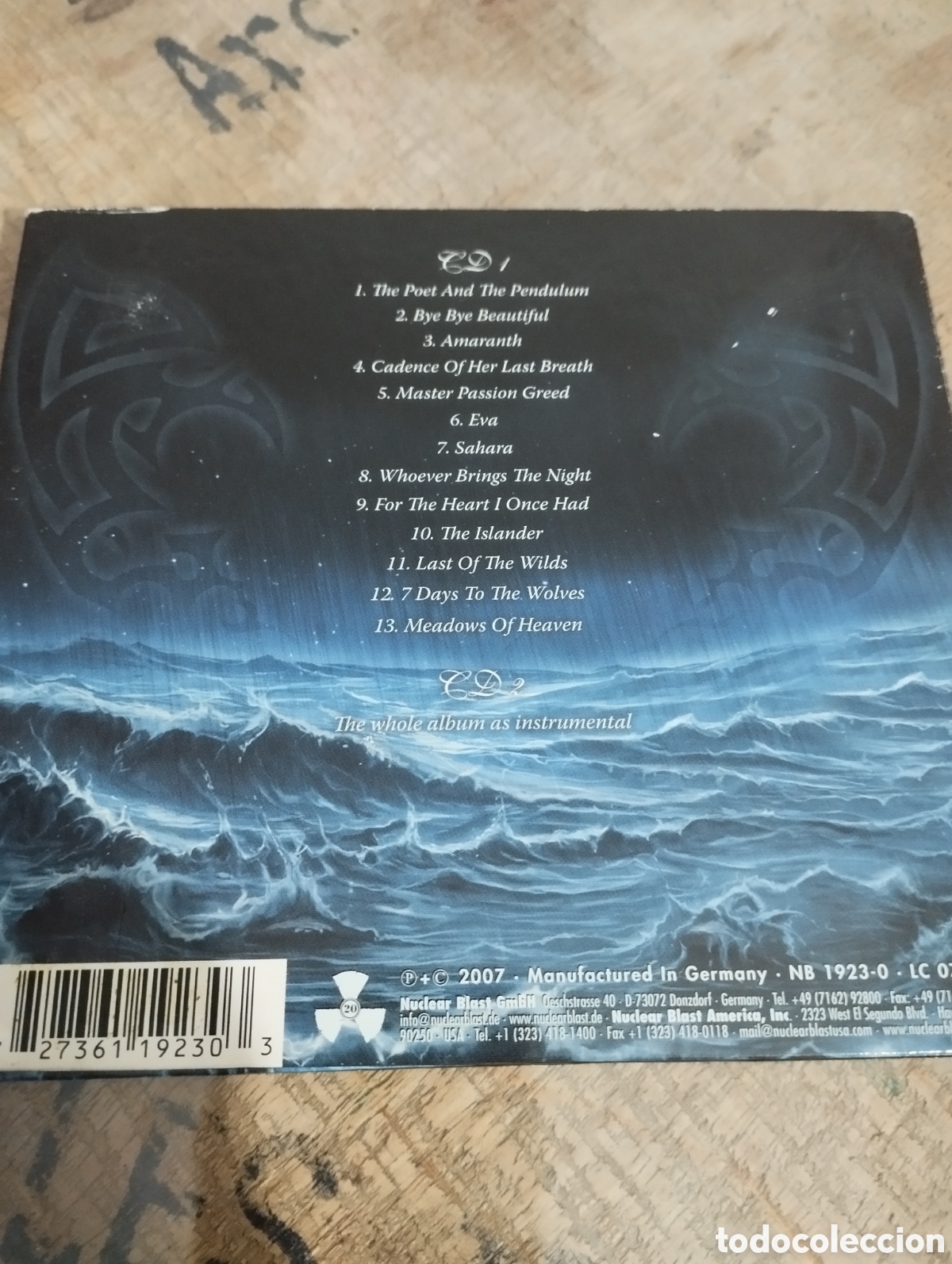 CDs de m&uacute;sica: Doble Cd Nightwish t&iacute;tulo Dark passion play - Foto 5