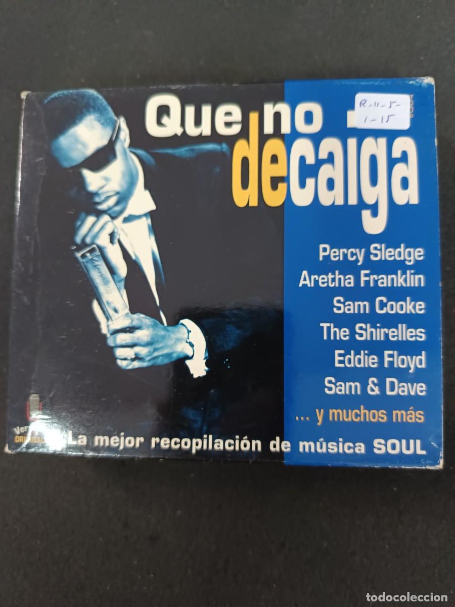 CDs de M&uacute;sica: 3 CD BOX. QUE NO DECAIGA. LA MEJOR RECOPILACI&Oacute;N DE M&Uacute;SICA SOUL