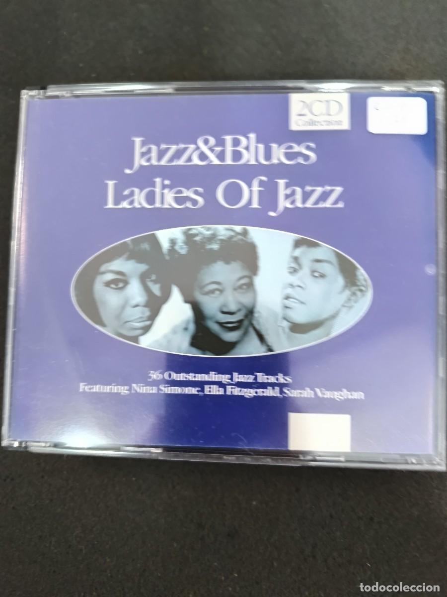 CDs de M&uacute;sica: 2 CD BOX. JAZZ & BLUES. LADIES OF JAZZ. NINA SIMONE, ELLA FITZGERALD, SARAH VAUGHAN