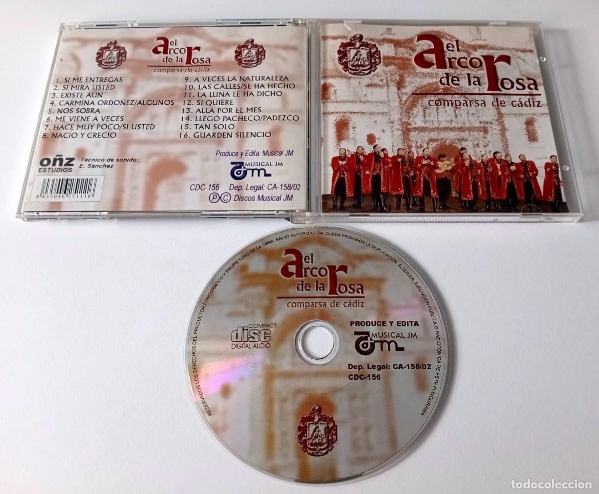 CDs de m&uacute;sica: CD CARNAVAL DE CADIZ 2002 COMPARSA EL ARCO DE LA ROSA (LUIS RIVERO) - Foto 2