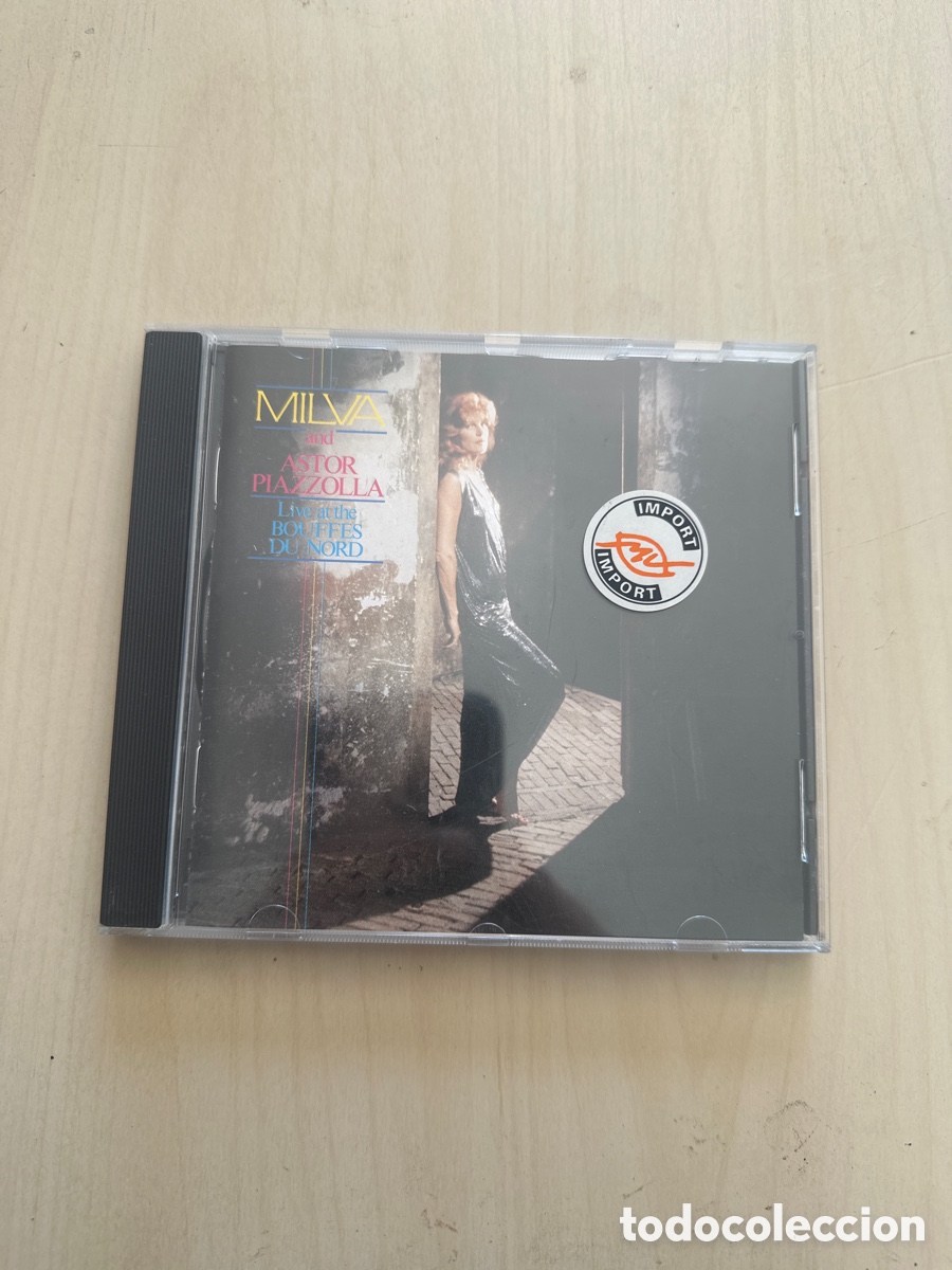 CDs de M&uacute;sica: Acd074 milva and Astor piazzolla live at the bouffes du nord CD m&uacute;sica