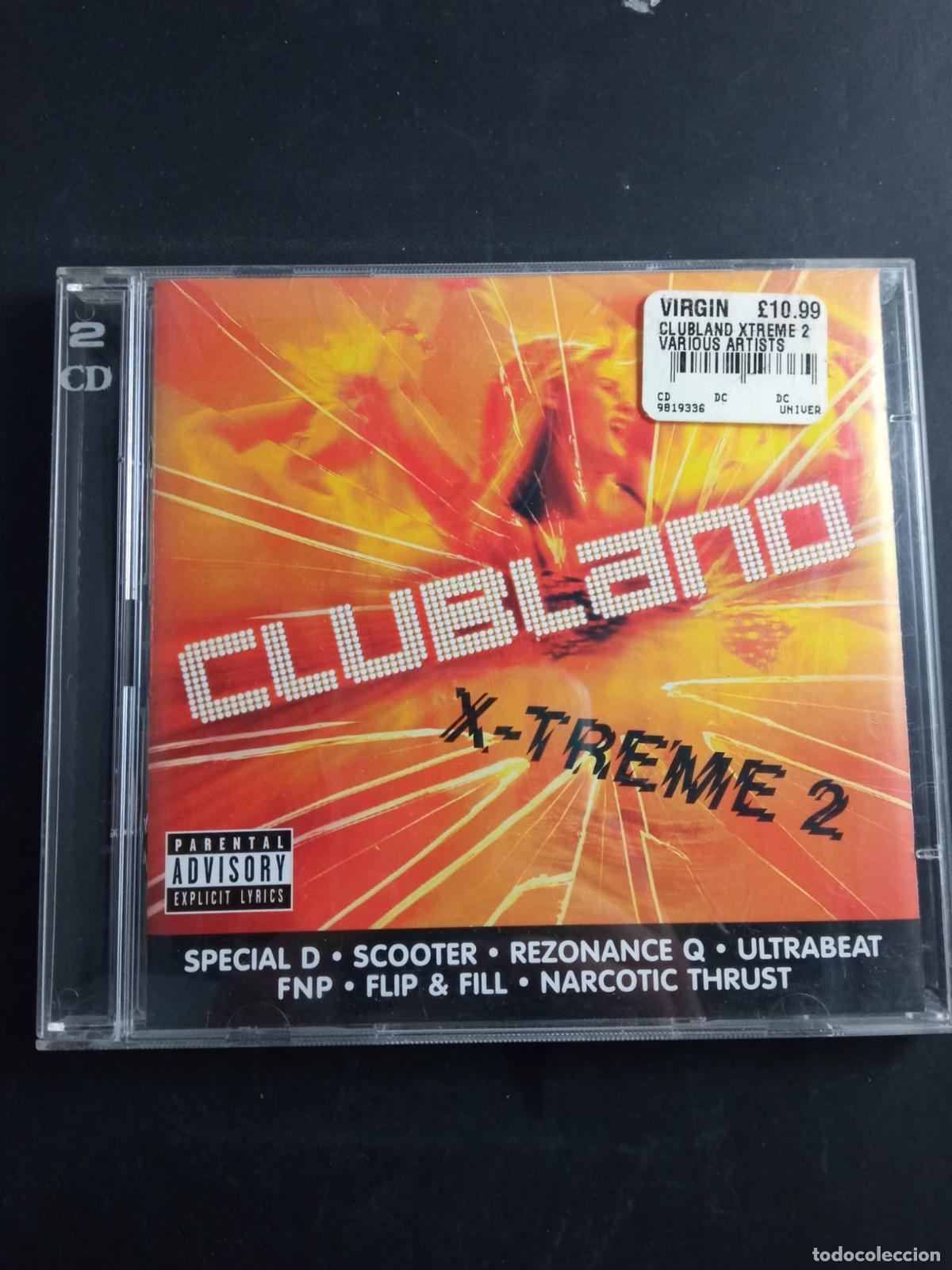 Musik-CDs: CLUBLAND X-Treme 2 2CD: Special D, UltraBeat, Scooter, Rezonance Q, FNP, Narcotic Thrust, Flip Fill