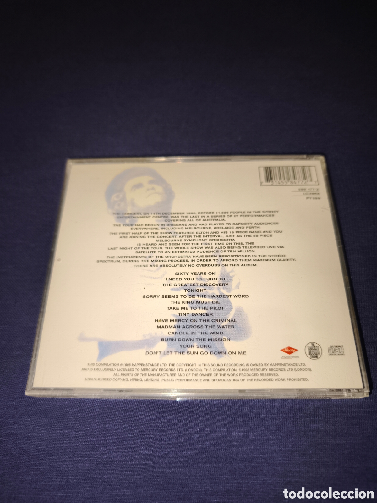 CDs de m&uacute;sica: Elton John Live in Australia - Foto 2
