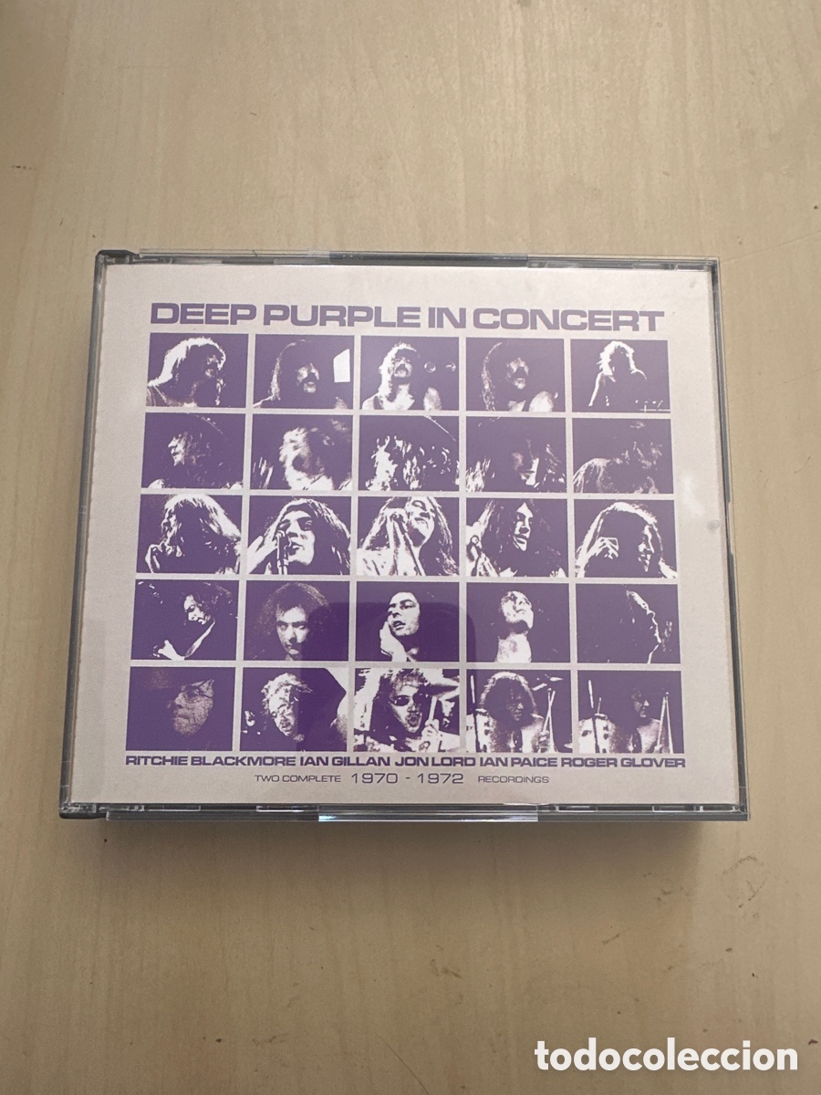 CDs de M&uacute;sica: Acd074 deep purple in concert CD m&uacute;sica