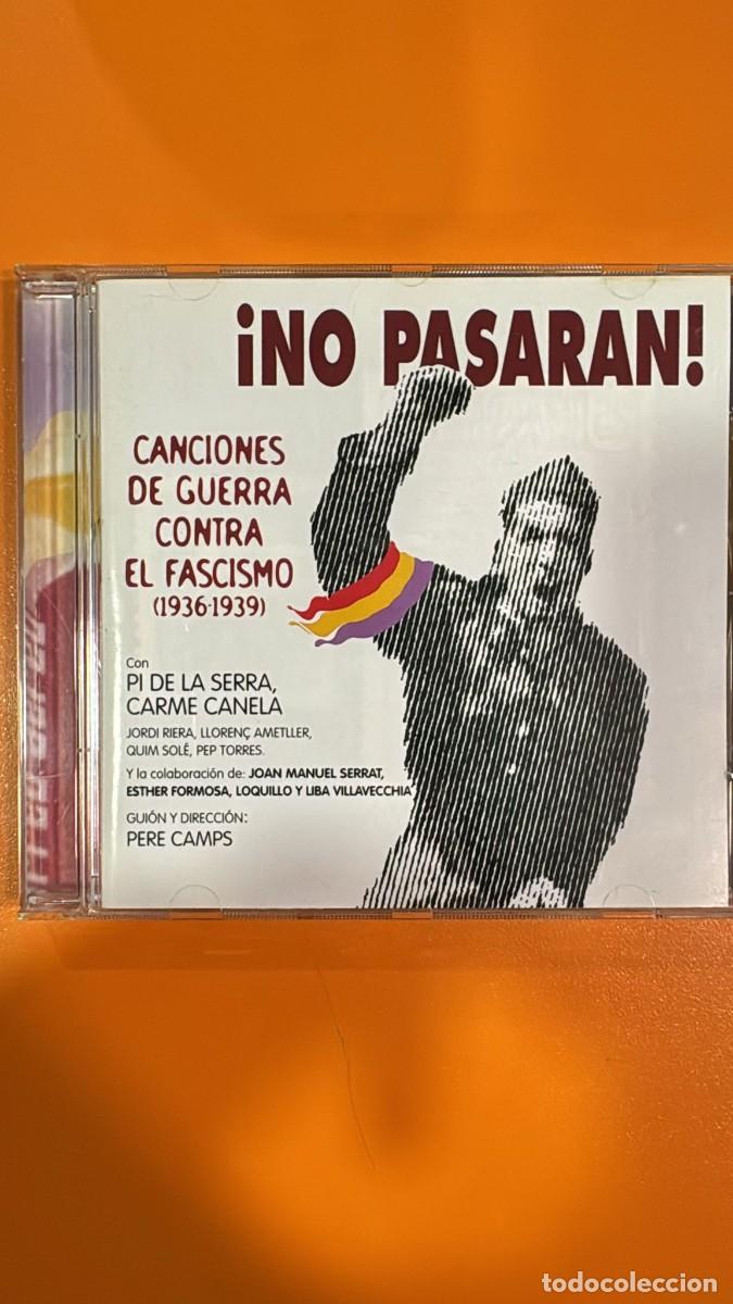CDs de M&uacute;sica: No Pasaran (Canciones de Guerra contra el Fascismo 1936-1939)