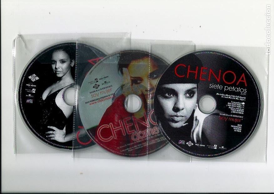 CDs de M&uacute;sica: CHENOA. Yo te dare. Desnuda frente a ti. atrevete. Soy lo que me das. (8 cds single)