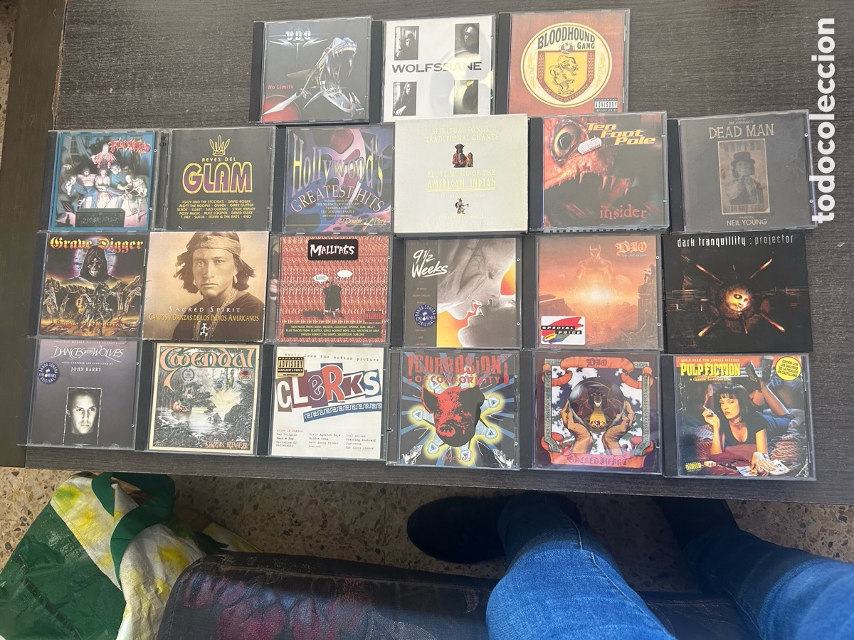 CDs de M&uacute;sica: Lote 19 CDs Rock, Metal, BSO y Alternativo - Dio, Pulp Fiction, Dark Tranquillity, Neil Young