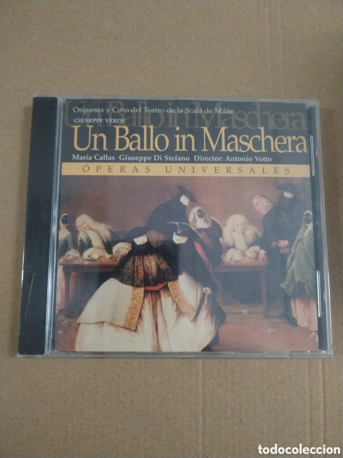 CD de M&uacute;sica: OPERAS UNIVERSALES. Un Ballo in Maschera. CD. Precintado