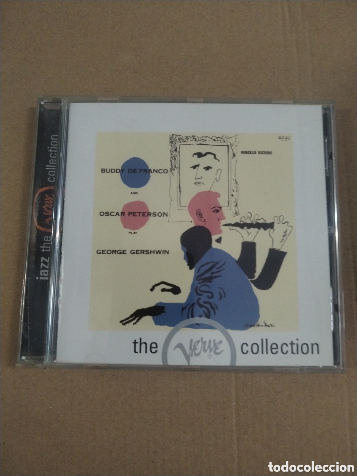 Music CDs: BUDDY DE FRANCI & OSCAR PETERSON - PLAY GEORGE GERSHWIN. THE VERVE COLLECTION. CD.