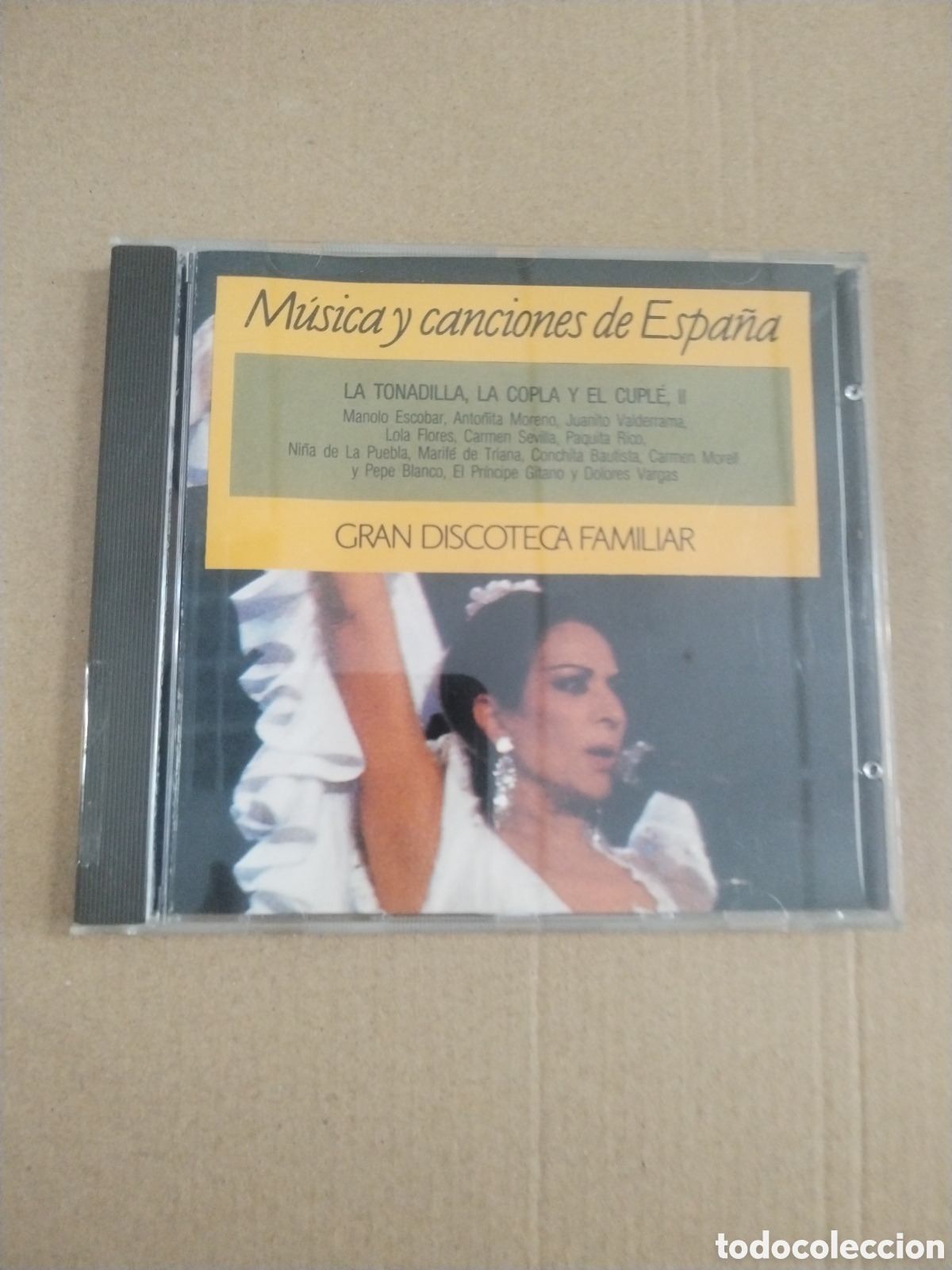 CD de M&uacute;sica: MUSICA Y CANCIONES DE ESPA&Ntilde;A. Manolo Escobar, Juanito Valderrama... CD.. CD.