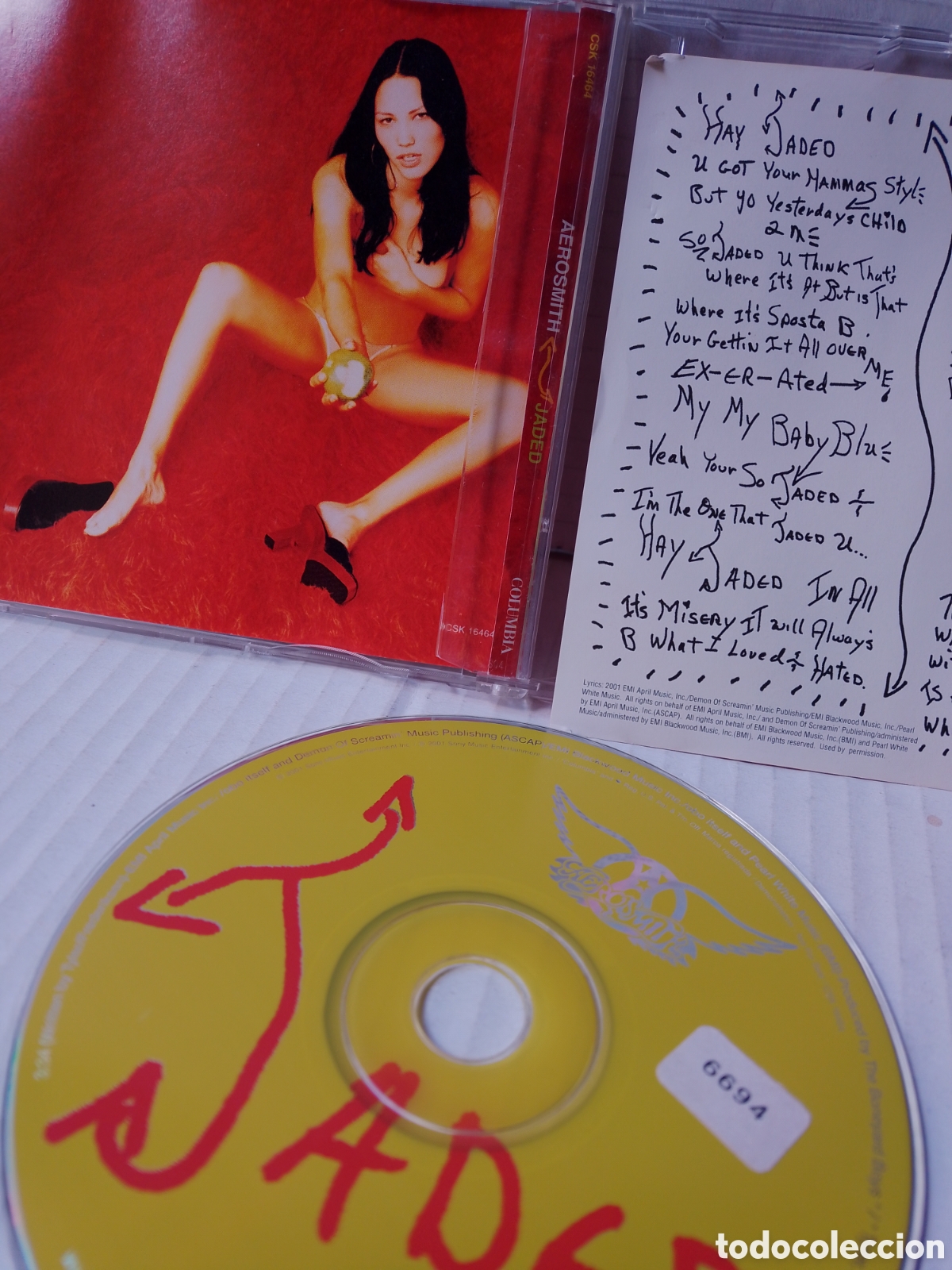CDs de m&uacute;sica: JADED - AEROSMITH - CE - Foto 3