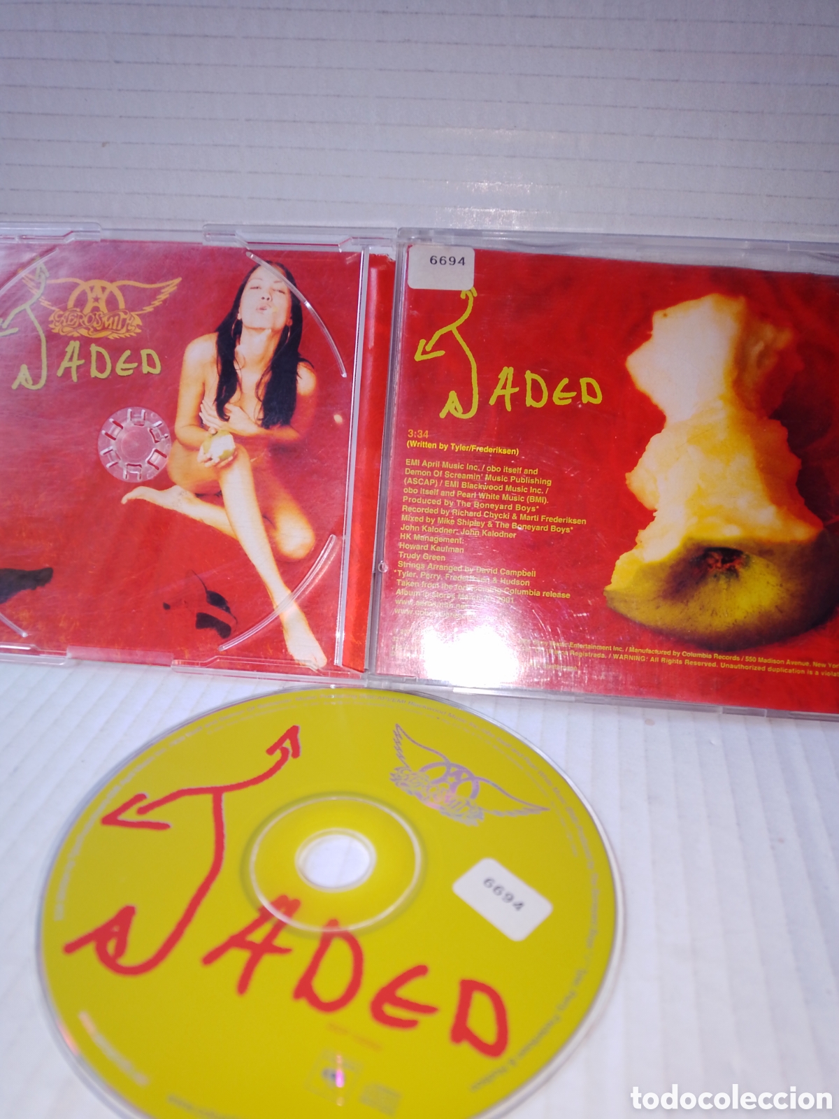 CDs de m&uacute;sica: JADED - AEROSMITH - CE - Foto 1