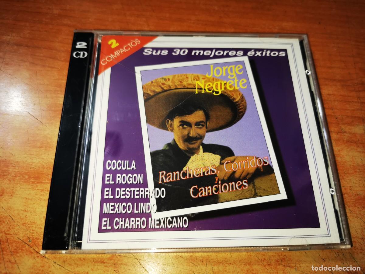 CDs de M&uacute;sica: JORGE NEGRETE Sus 30 mejores exitos 2 CD ALBUM DEL A&Ntilde;O 1997 CONTIENE 30 TEMAS