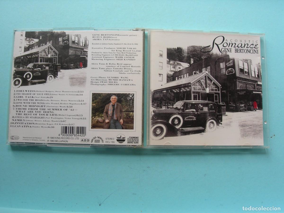 CDs de M&uacute;sica: GENE BERTONCINI / ACOUSTIC ROMANCE / CD / 11 TEMAS / JAZZ / COLECCI&Oacute;N PARTICULAR