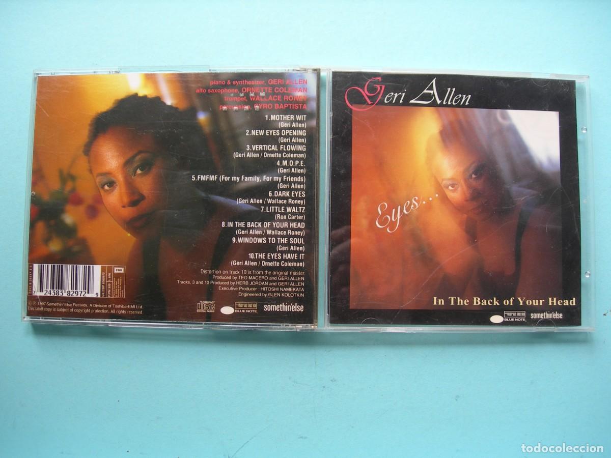 CDs de M&uacute;sica: GERI ALLEN / EYES ... IN THE BACK OF YOUR HEAD / CD / 10 TEMAS / JAZZ / COLECCI&Oacute;N PARTICULAR