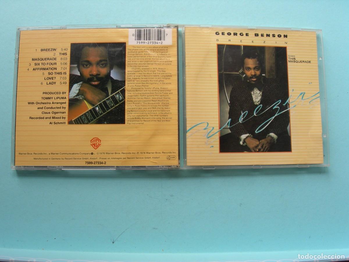 CDs de M&uacute;sica: GEORGE BENSON / BREEZIN&acute;/ CD / 6 NTEMAS / JAZZ / COLECCI&Oacute;N PARTICULAR