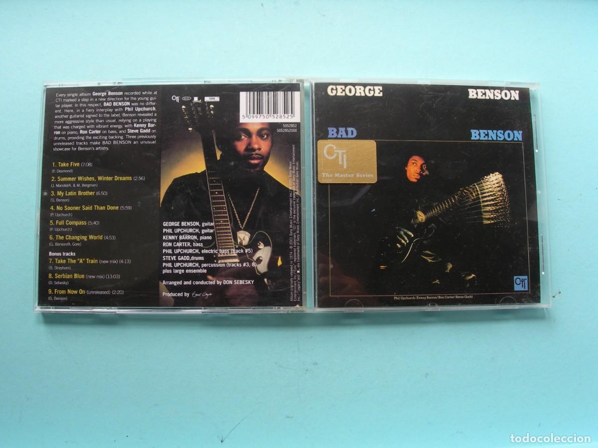 CDs de M&uacute;sica: GEORGE BENSON / BAD BENSON / CD / 9 TEMAS / JAZZ / COLECCI&Oacute;N PARTICULAR