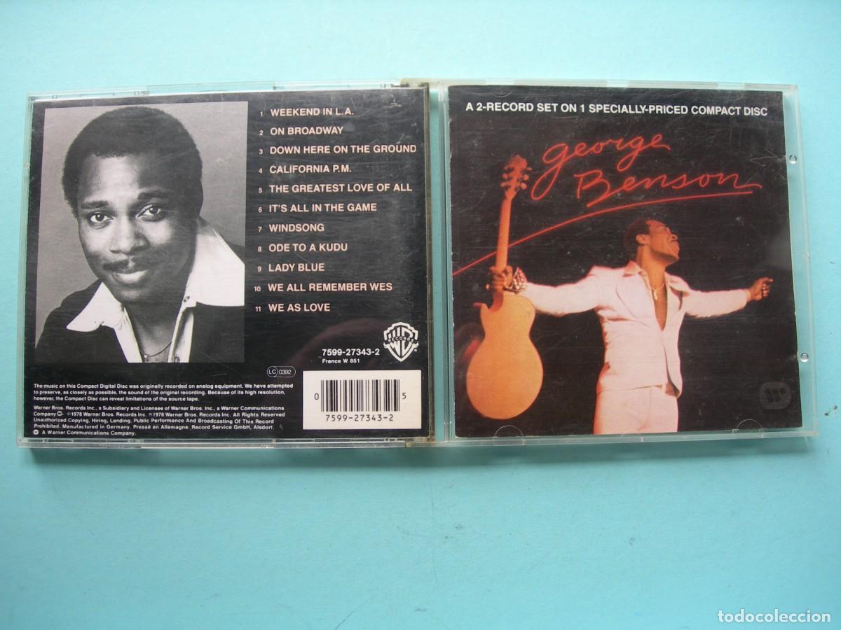 CDs de M&uacute;sica: GEORGE BENSON / WEEKEND IN L. A. / 11 TEMAS / JAZZ / COLECCI&Oacute;N PARTICULAR