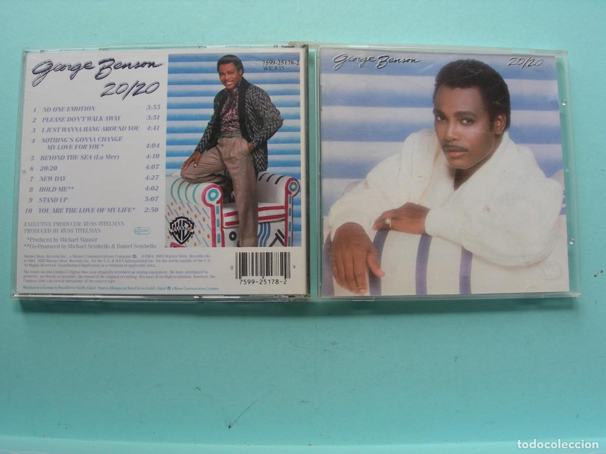 CDs de M&uacute;sica: GEORGE BENSON / 20 - 20/ CD / 10 TEMAS / JAZZ / COLECCI&Oacute;N PARTICULAR
