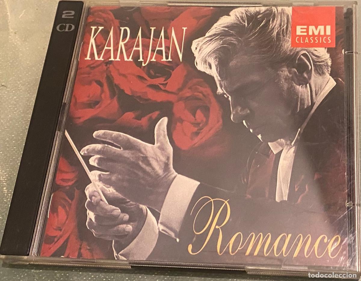 CDs de M&uacute;sica: 'Romance' de Herbert von Karajan. Mozart, Dv&oacute;rak, Wagner, Tchaikovsky, Strauss, etc. 2 CDs. 18 temas