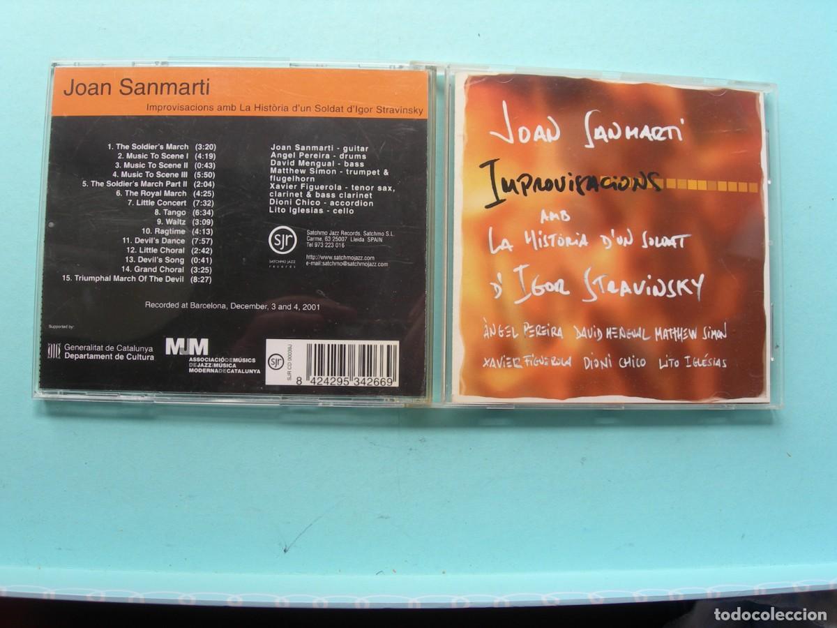 CDs de M&uacute;sica: JOAN SANMARTI / IMPROVISACIONS / CD / 15 TEMAS / JAZZ / COLECCI&Oacute;N PARTICULAR