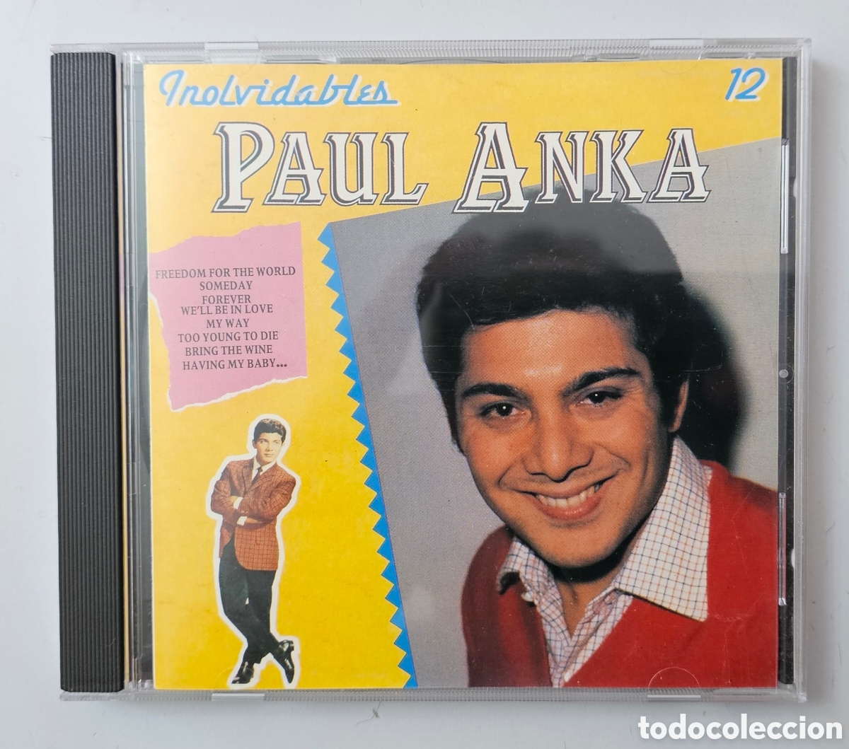 CDs de M&uacute;sica: CD PAUL ANKA - Inolvidables Vol.12 (Espa&ntilde;a - Perfil - 1991) POP ROCK VOCAL
