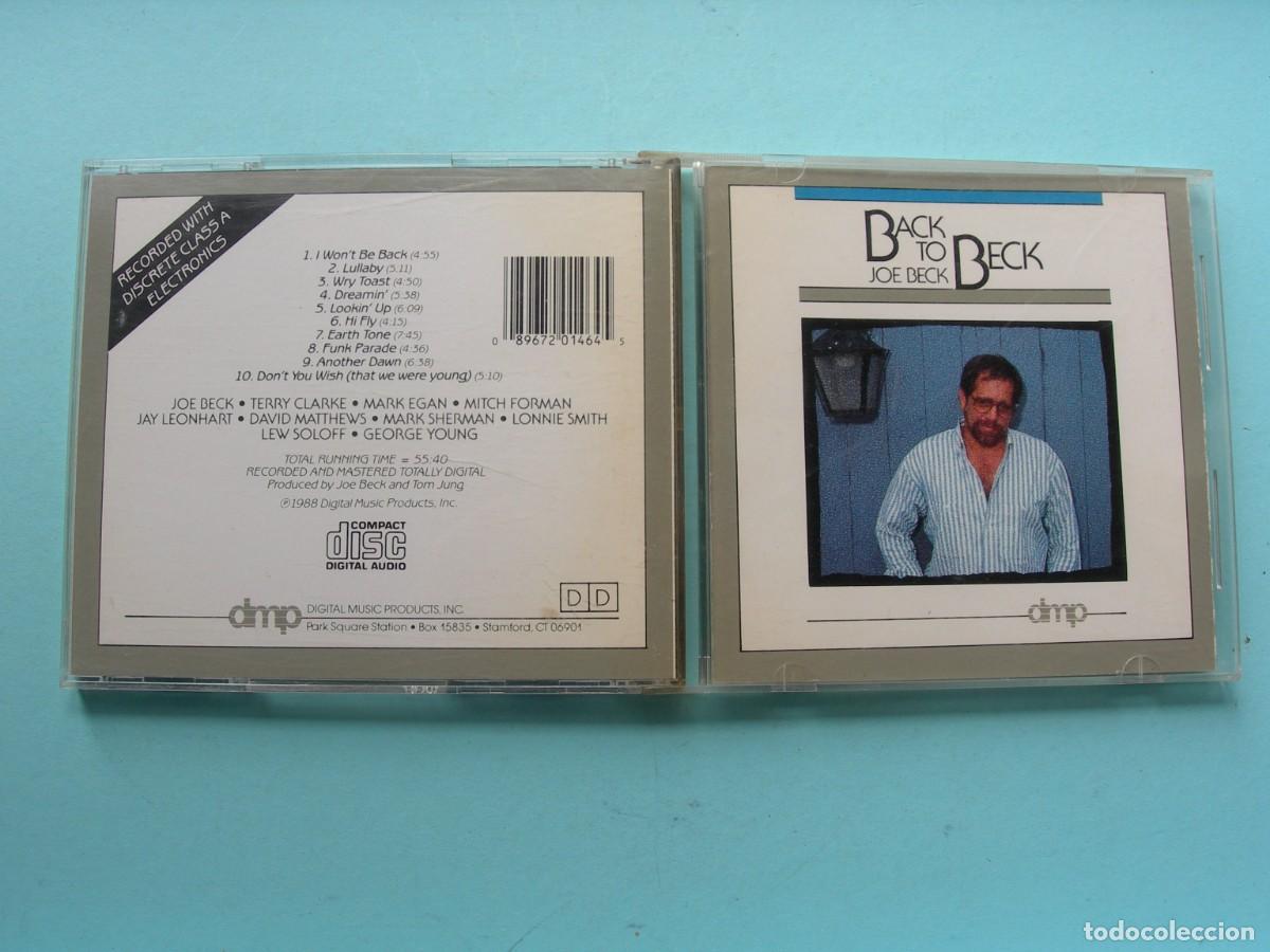 CDs de M&uacute;sica: JOE BECK / BACK TO BECK / CD / 10 TEMAS / JAZZ / COLECCI&Oacute;N PARTICULAR