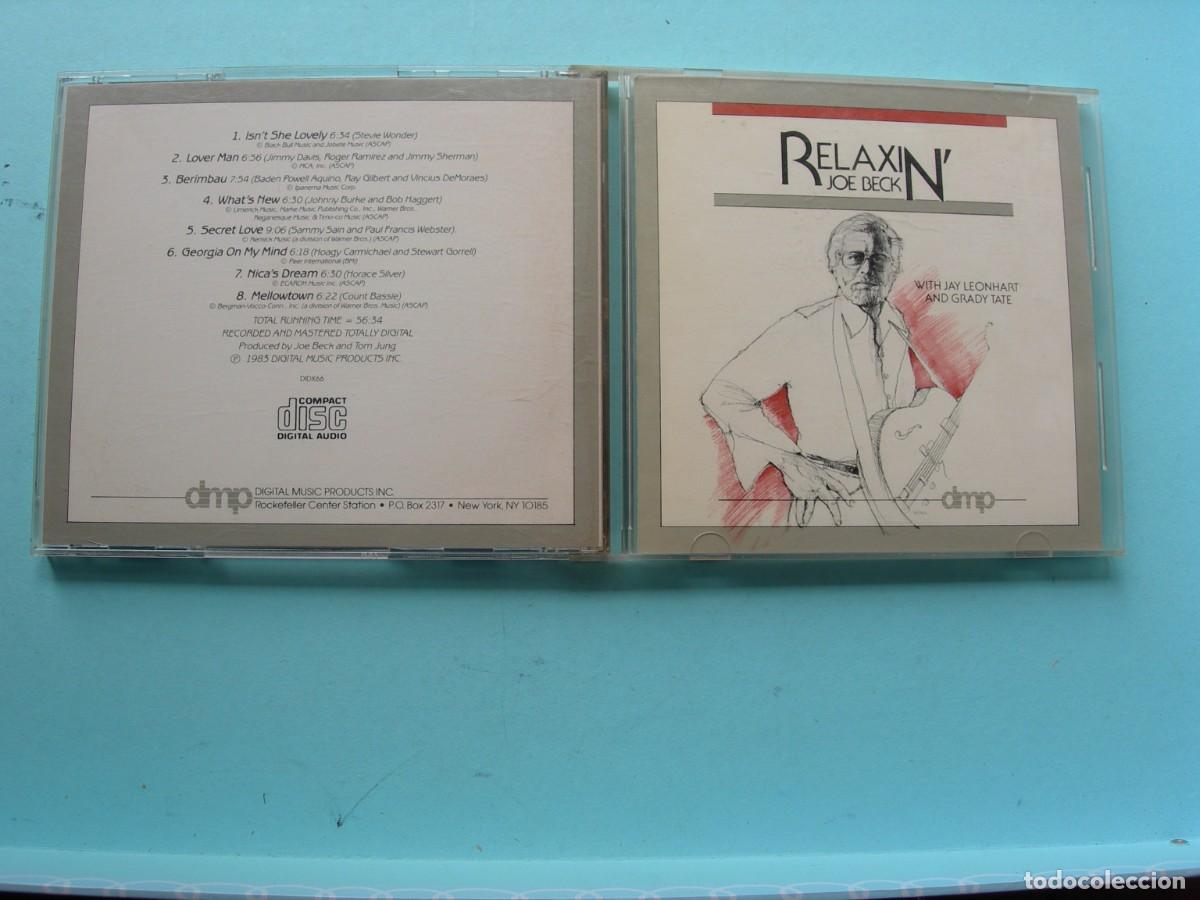 CDs de M&uacute;sica: JOE BECK / RELAXIN&acute;/ CD / 8 TEMAS / JAZZ / COLECCI&Oacute;N PARTICULAR