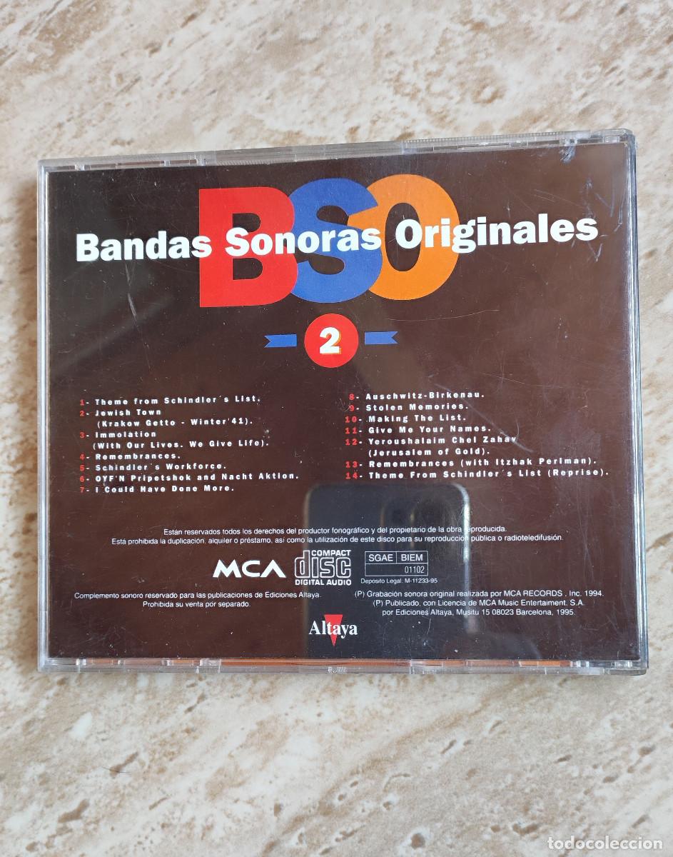 CDs de m&uacute;sica: LA LISTA DE SCHINDLER. CD - Foto 2