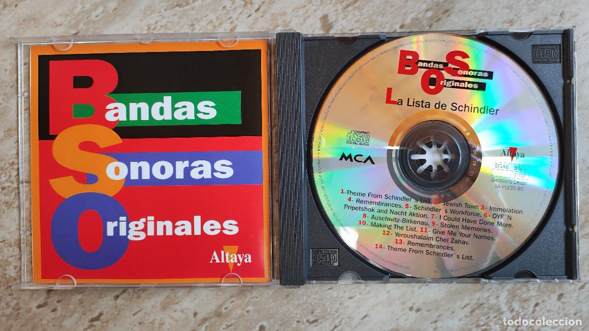 CDs de m&uacute;sica: LA LISTA DE SCHINDLER. CD - Foto 3