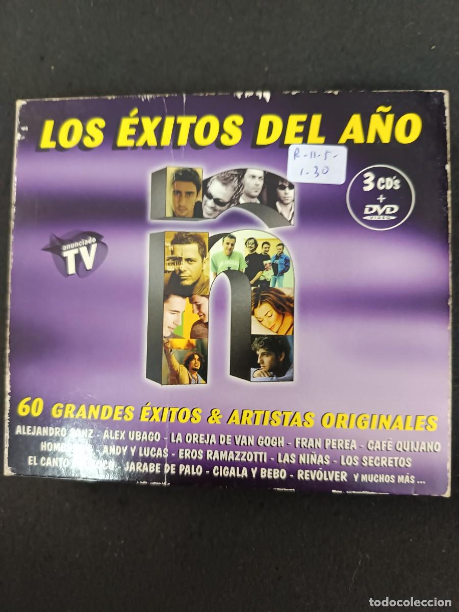 CDs de m&uacute;sica: 3 CD + 1 DVD BOX. LOS &Eacute;XITOS DEL A&Ntilde;O - Foto 1