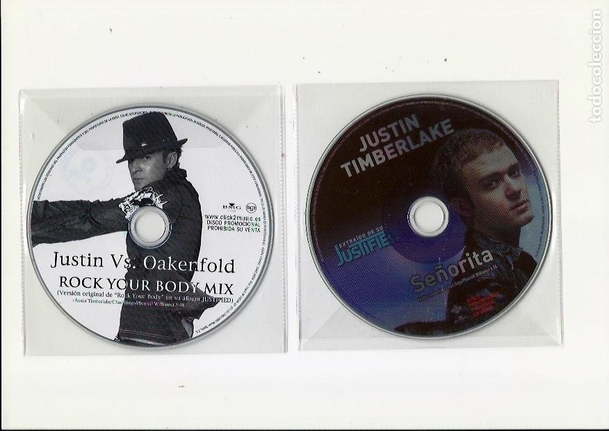 CDs de M&uacute;sica: JUSTIN TIMBERLAKE. Se&ntilde;orita     (cd-single-promocional 2003)