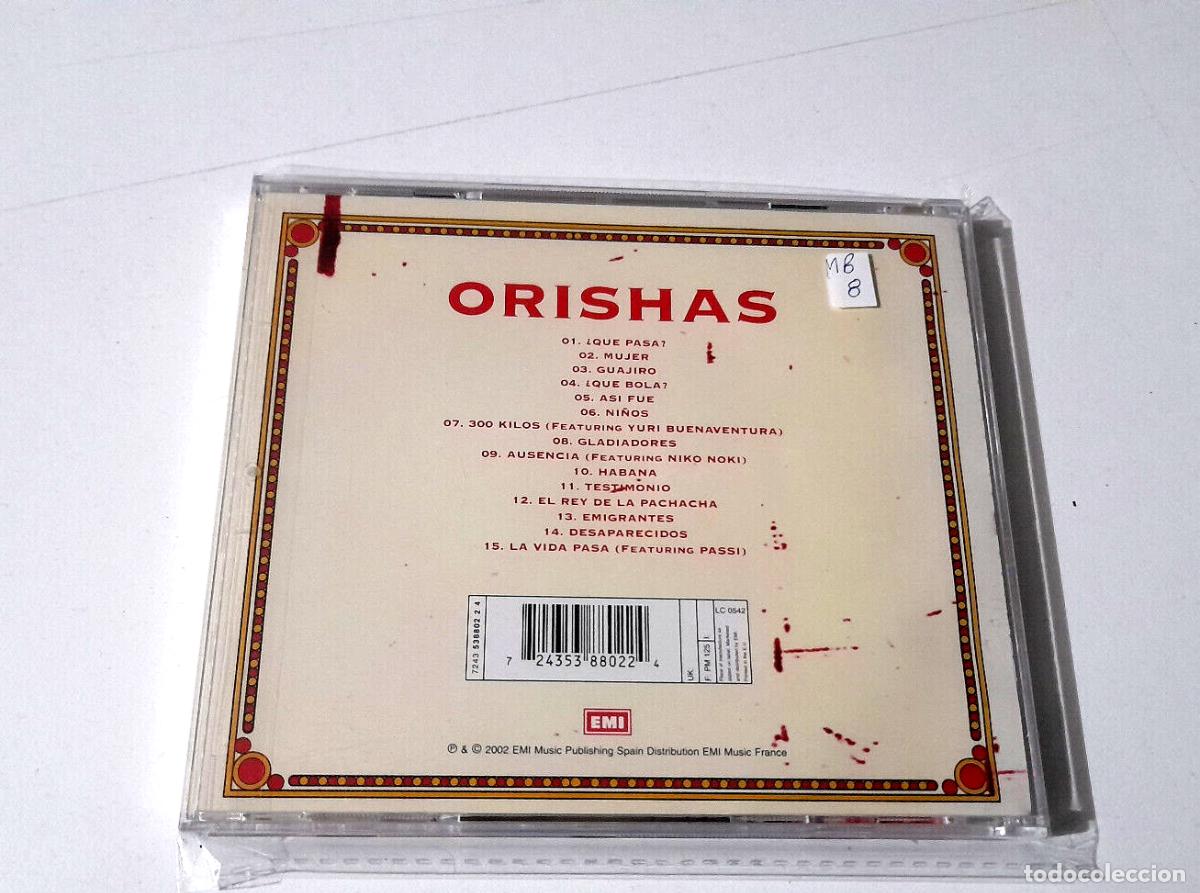 CDs de m&uacute;sica: ORISHAS &rdquo;EMIGRANTE&rdquo; CD 15 TRACKS - Foto 2