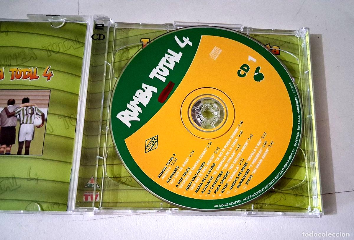 CDs de m&uacute;sica: CD &rdquo;RUMBA TOTAL 4&rdquo; 2CD 25 TRACKS - Foto 3