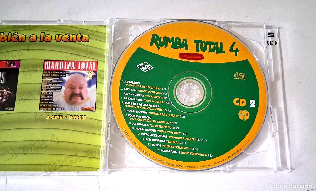 CDs de m&uacute;sica: CD &rdquo;RUMBA TOTAL 4&rdquo; 2CD 25 TRACKS - Foto 4