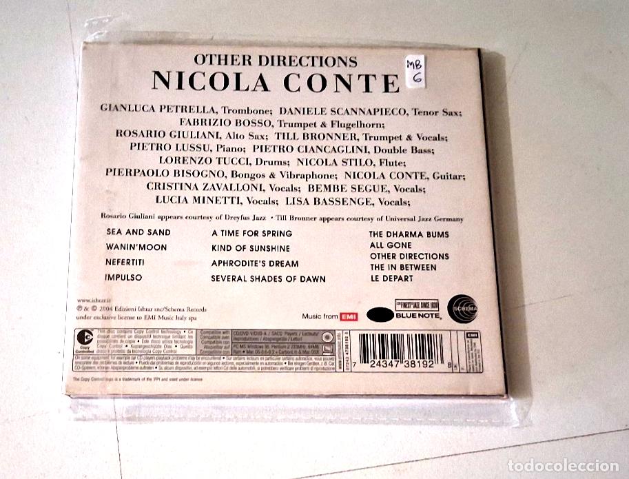 CDs de m&uacute;sica: NICOLA CONTE &rdquo;OTHER DIRECTIONS&rdquo; CD 13 DIGIPACK - Foto 2