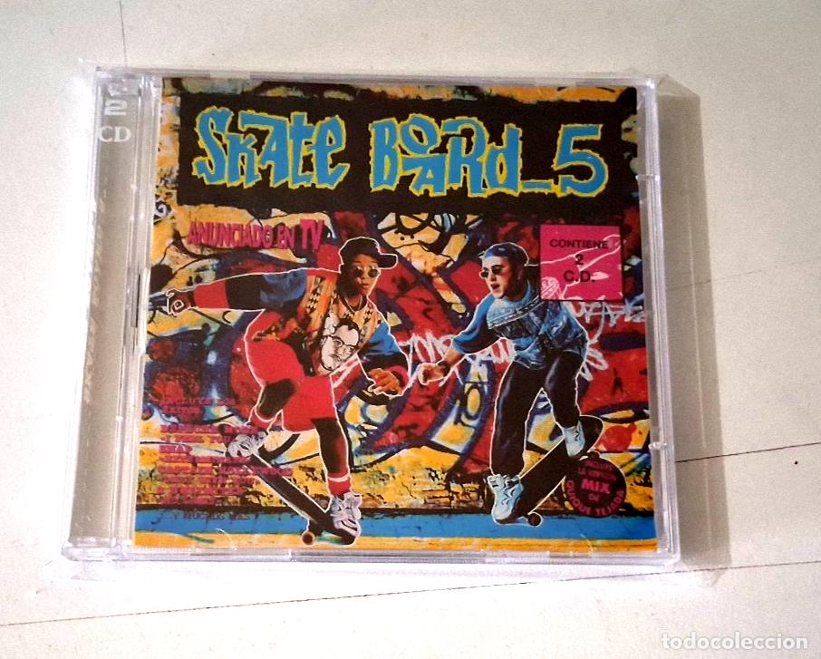 CDs de m&uacute;sica: CD &rdquo;SKATE BOARD 5&rdquo; 2CD 16 TRACKS - Foto 1