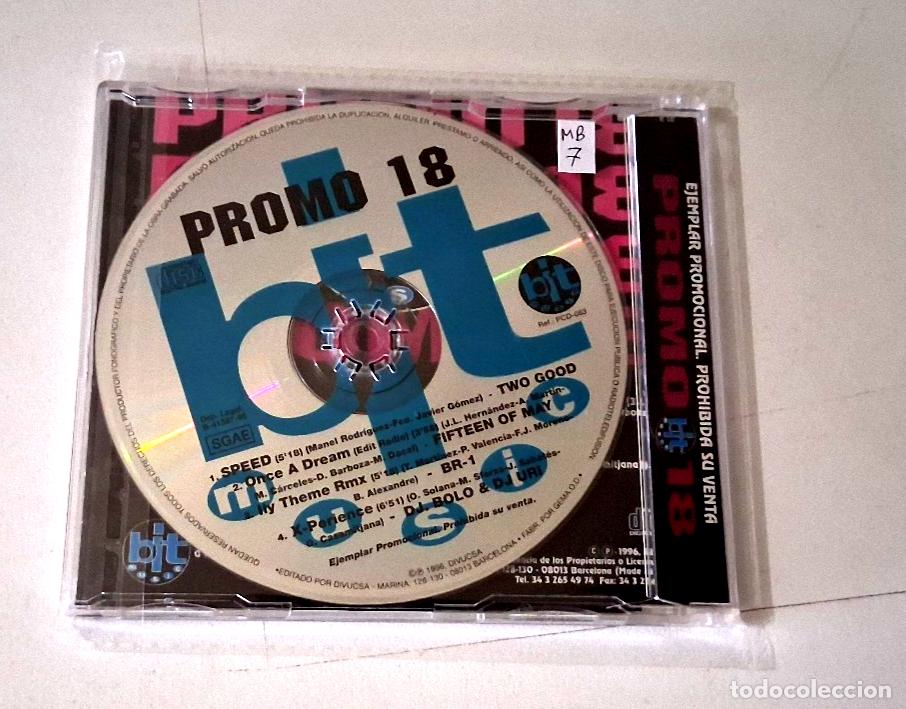 CDs de m&uacute;sica: CD &rdquo;PROMO BIT 18&rdquo; CD SINGLE 4 TRACKS - Foto 2