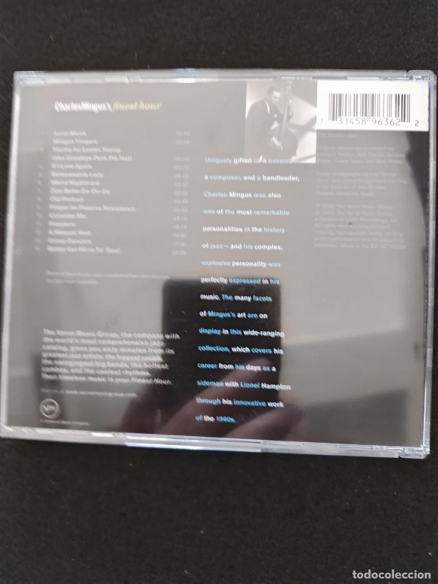 CDs de m&uacute;sica: CHARLES MINGUSS FINEST HOUR - Foto 2