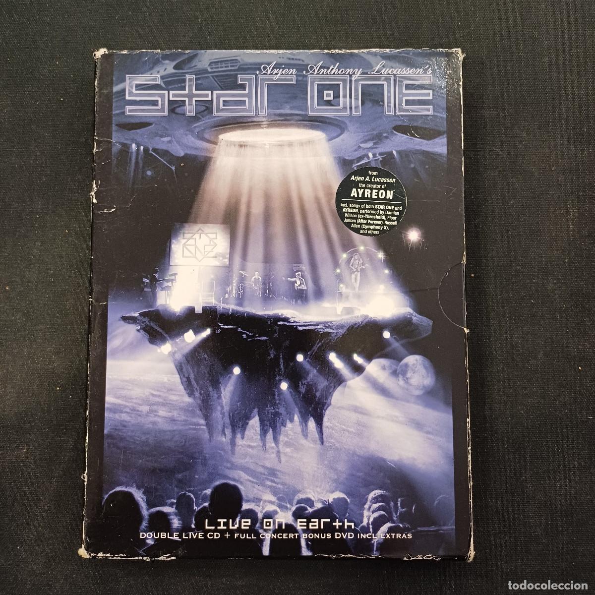 CDs de M&uacute;sica: STAR ONE/LIVE ON EARTH/CD 2 DISCOS+DVD+LIBRETO METAL.