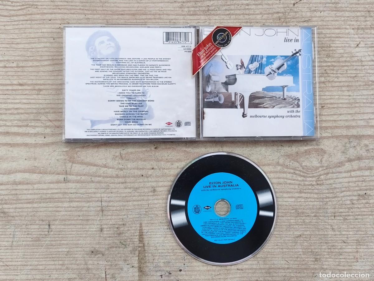 CDs de M&uacute;sica: Elton John - Live in Australia with the Melbourne Symphony Orchestra CD
