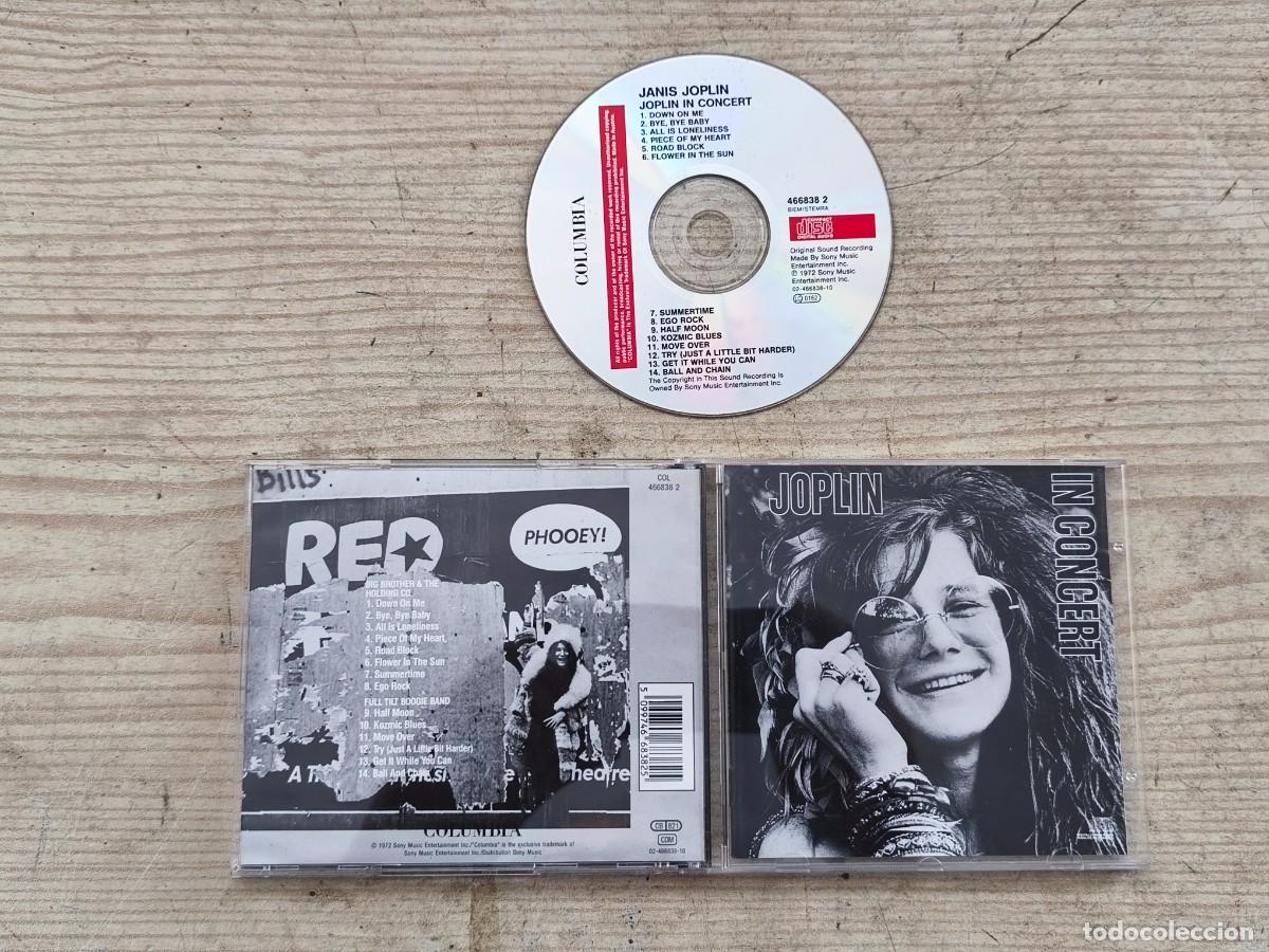 CDs de M&uacute;sica: Janis Joplin - Joplin In Concert CD